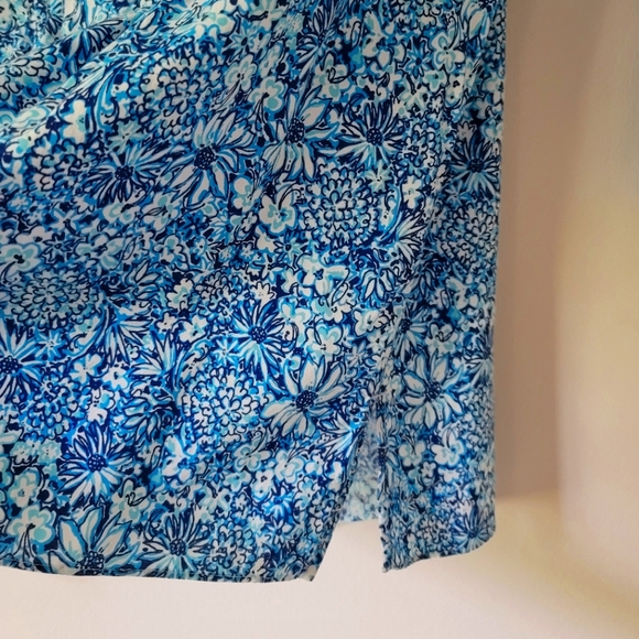 Lilly Pulitzer Embellished Tunic Floral Blouse, Size M - Picture 5 of 8